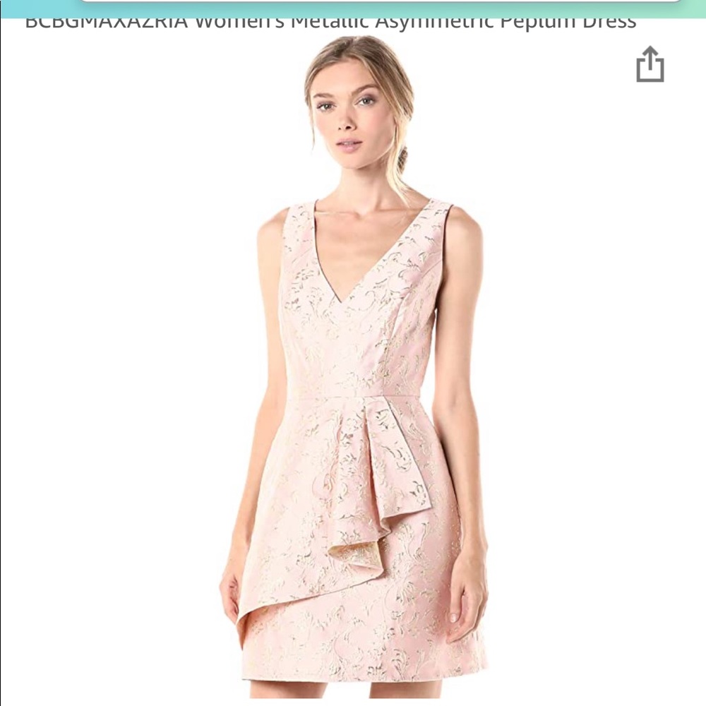 BCBGMAXAZRIA Women's Metallic Dress